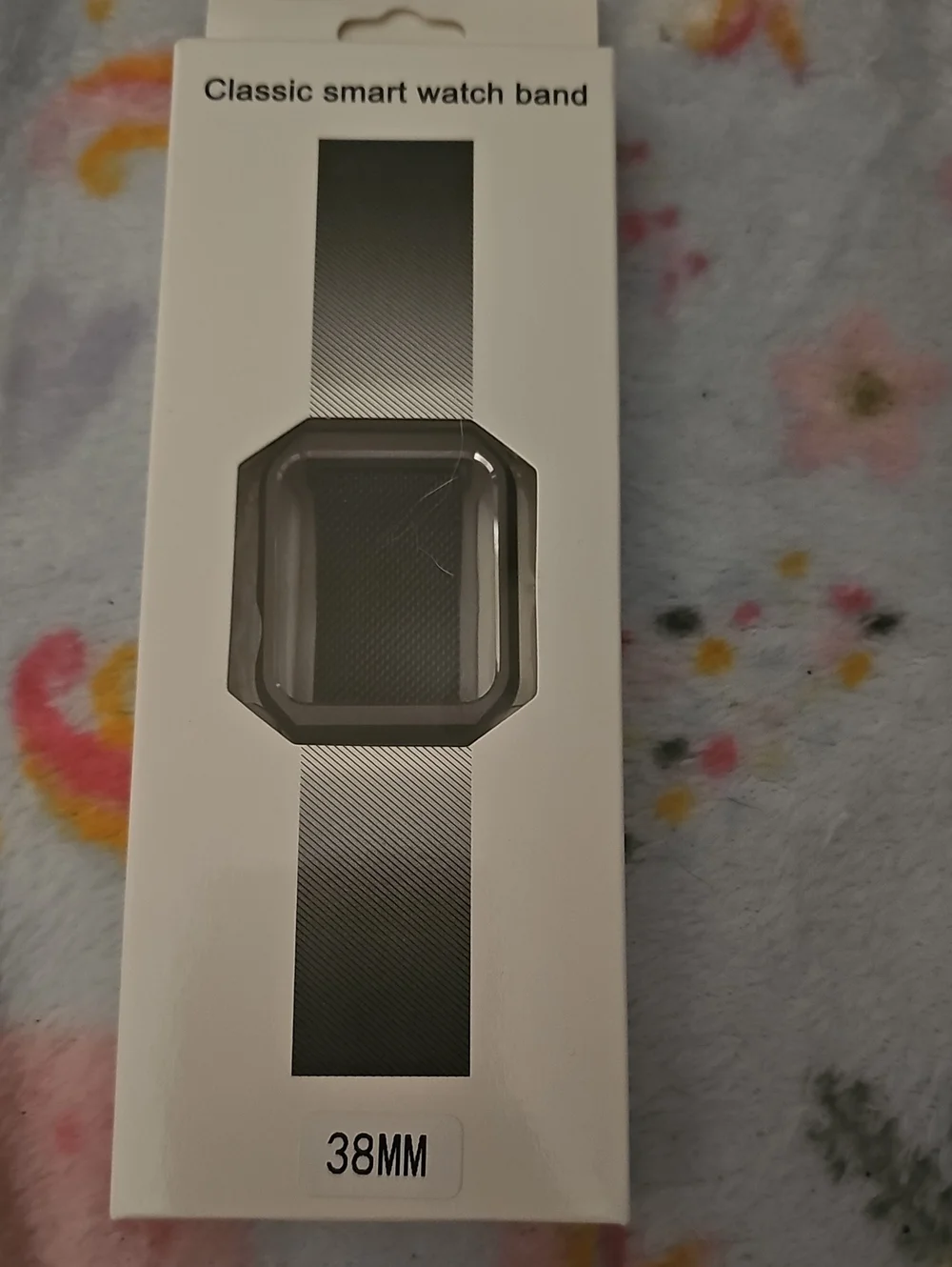 Classic 38mm Black Smartwatch Band
